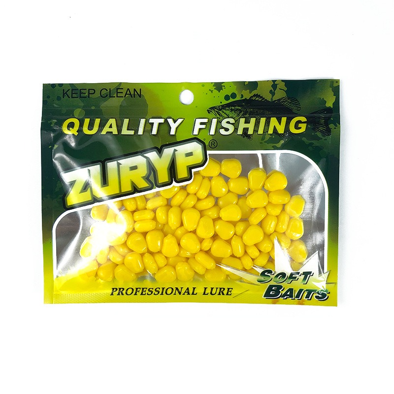 Fishing Lure Topwater - 100 pièces Silicone odeur de maïs