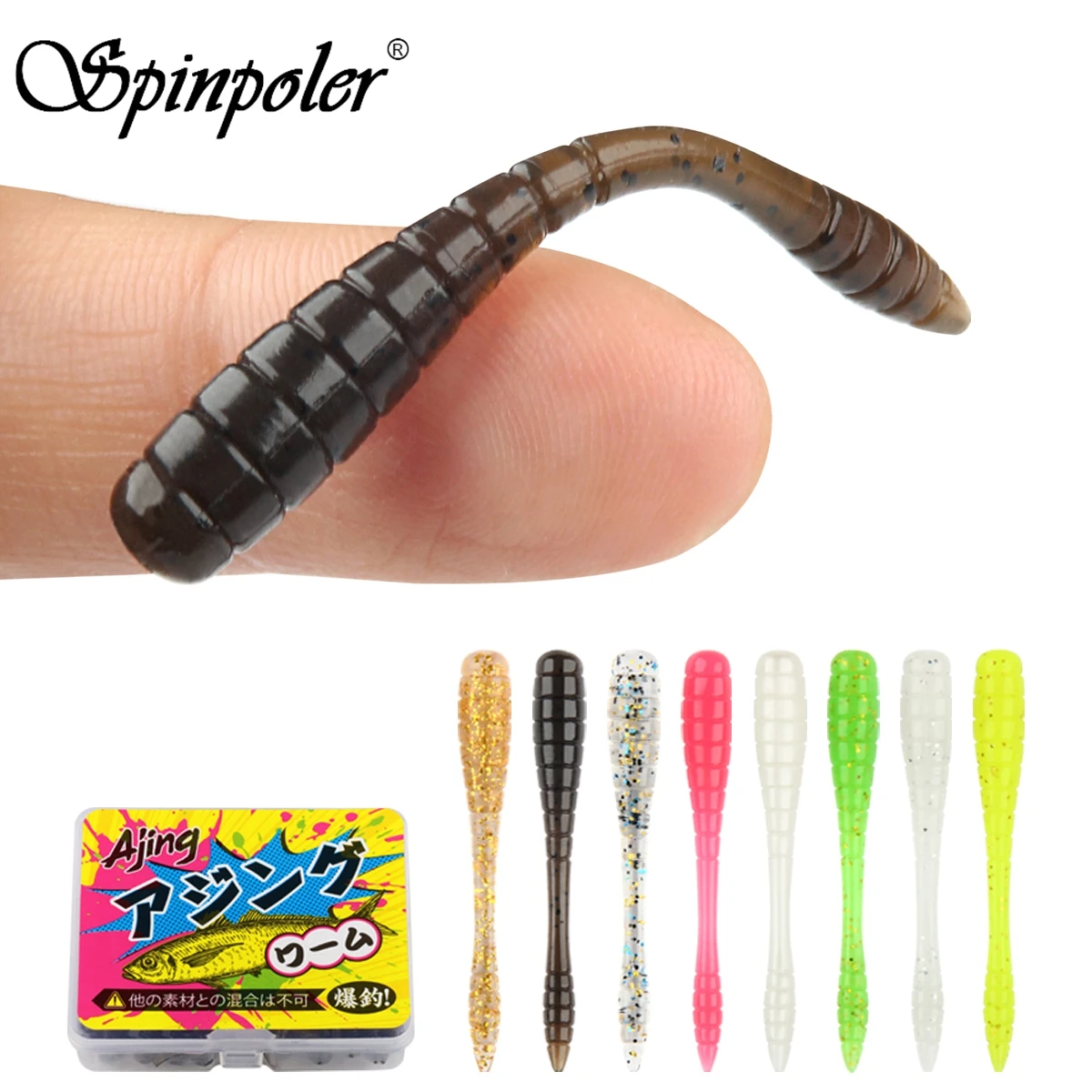 Fishing Lure Swimbait - Spinpoler TPR Ajing leurres souples appâts