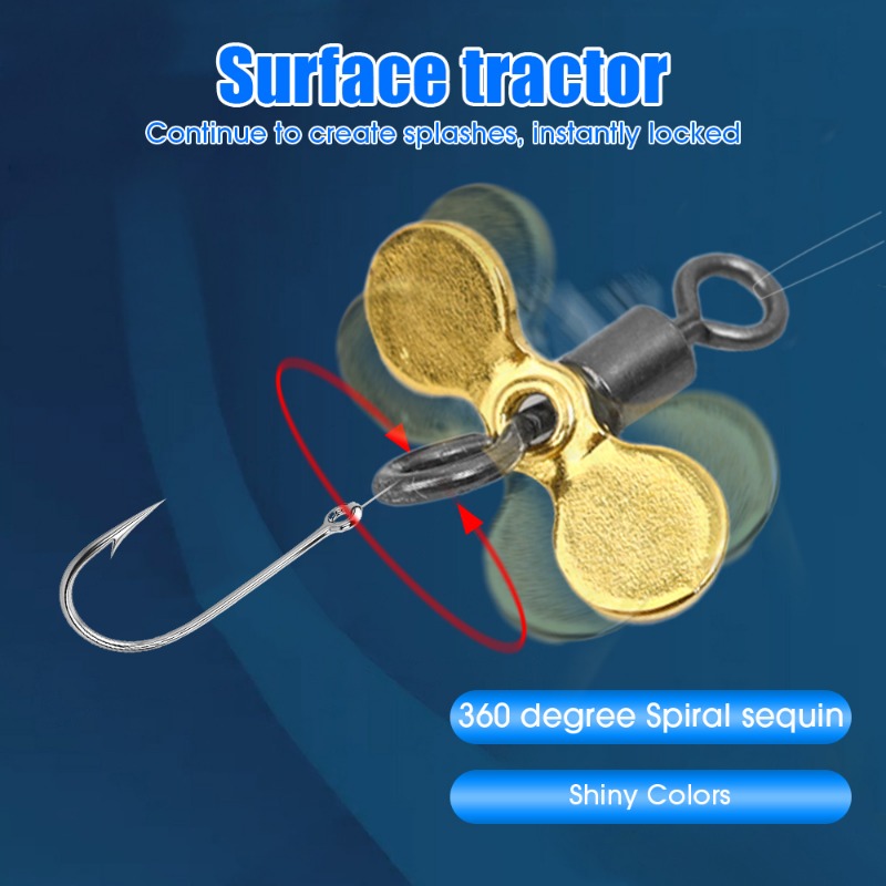 Lames d'hélice de pêche moulée - Fishing Lure Blade Bait avis et prix