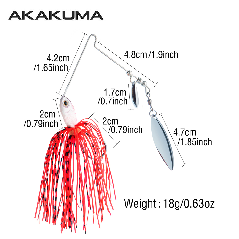 Lot de 4 leurres de pêche spin - Fishing Lure Blade Bait avis et prix
