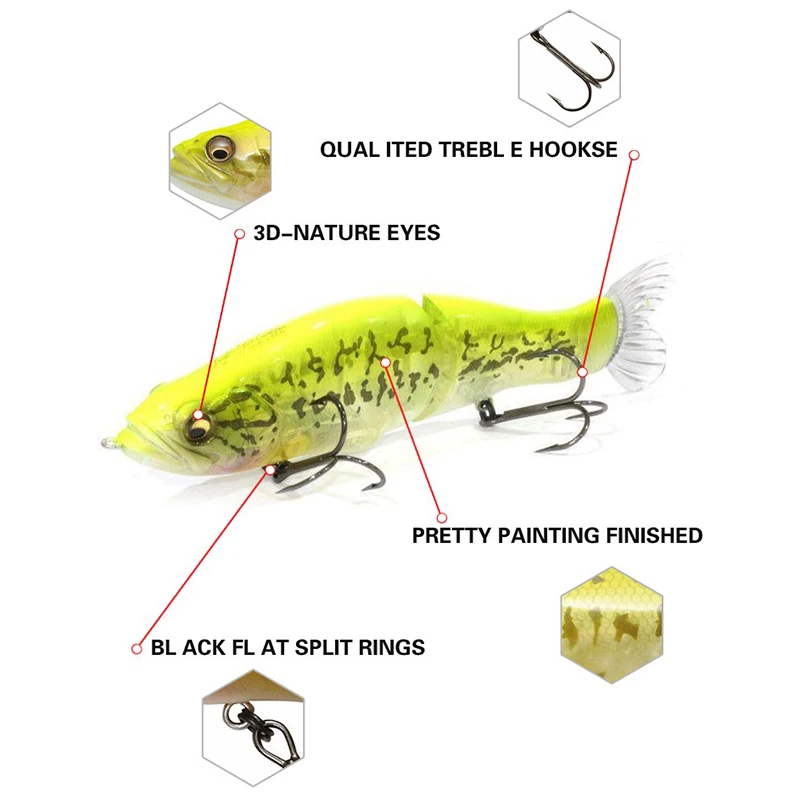 Leurre de pêche Swimbait 135mm - Fishing Lure Popper avis et prix