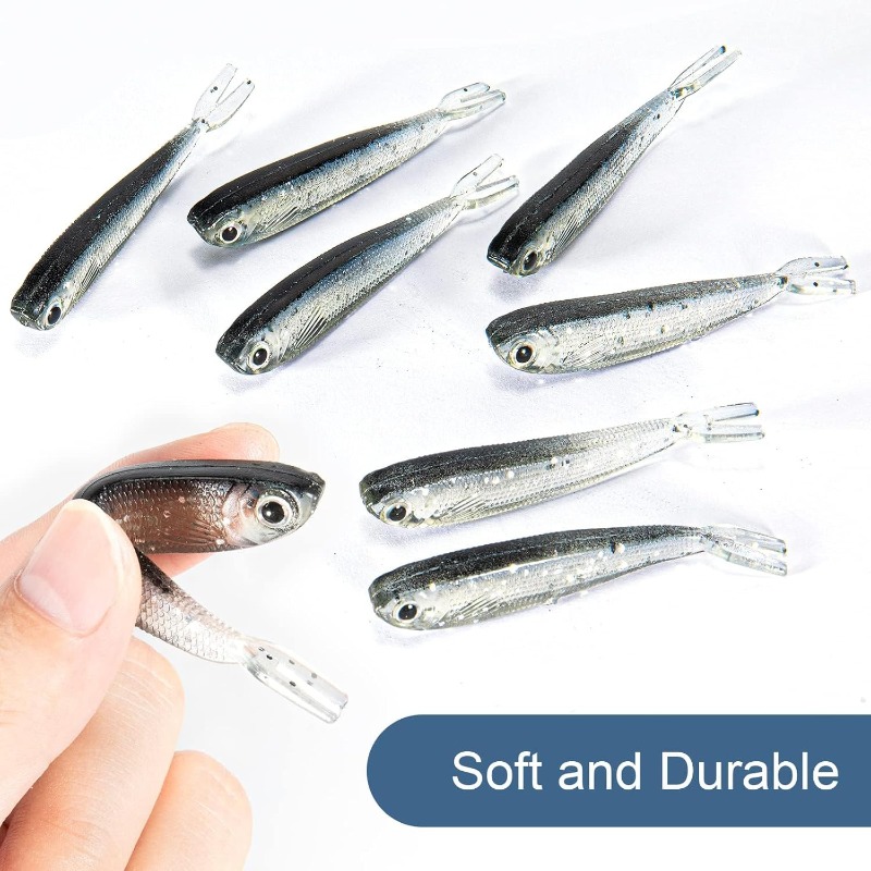 10/20/30 Pièces Leurre Souple  - Fishing Lure Soft Plastic avis et prix