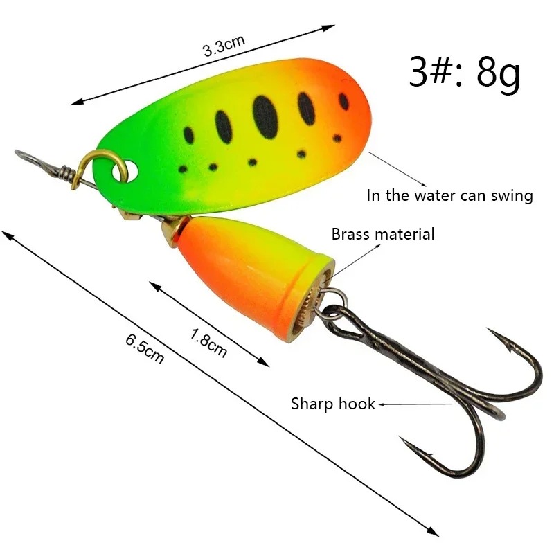 Leurre de pêche spinner 8g, la - Fishing Lure Blade Bait avis et prix
